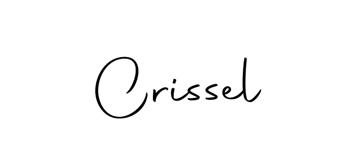 How to make Crissel signature? Autography-DOLnW is a professional autograph style. Create handwritten signature for Crissel name. Crissel signature style 10 images and pictures png