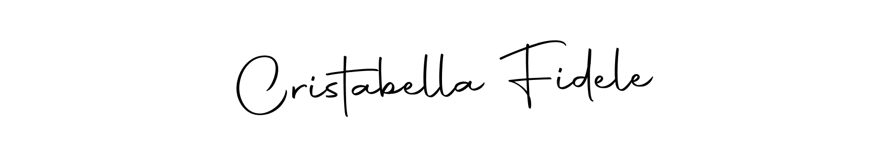 Design your own signature with our free online signature maker. With this signature software, you can create a handwritten (Autography-DOLnW) signature for name Cristabella Fidele. Cristabella Fidele signature style 10 images and pictures png