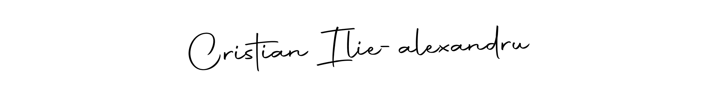 Make a beautiful signature design for name Cristian Ilie-alexandru. With this signature (Autography-DOLnW) style, you can create a handwritten signature for free. Cristian Ilie-alexandru signature style 10 images and pictures png