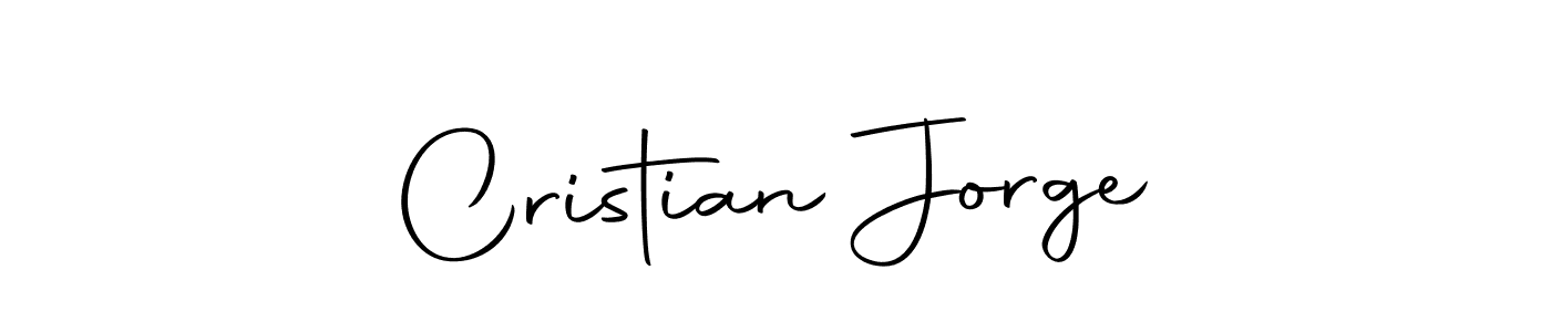Make a short Cristian Jorge signature style. Manage your documents anywhere anytime using Autography-DOLnW. Create and add eSignatures, submit forms, share and send files easily. Cristian Jorge signature style 10 images and pictures png
