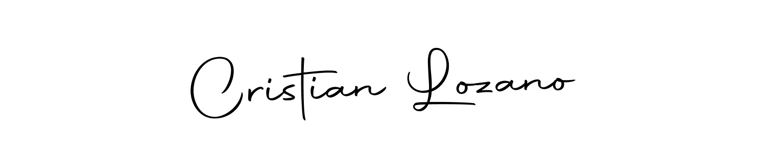 Make a beautiful signature design for name Cristian Lozano. With this signature (Autography-DOLnW) style, you can create a handwritten signature for free. Cristian Lozano signature style 10 images and pictures png
