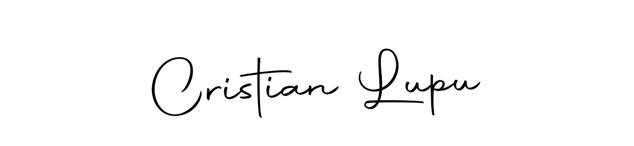 Design your own signature with our free online signature maker. With this signature software, you can create a handwritten (Autography-DOLnW) signature for name Cristian Lupu. Cristian Lupu signature style 10 images and pictures png