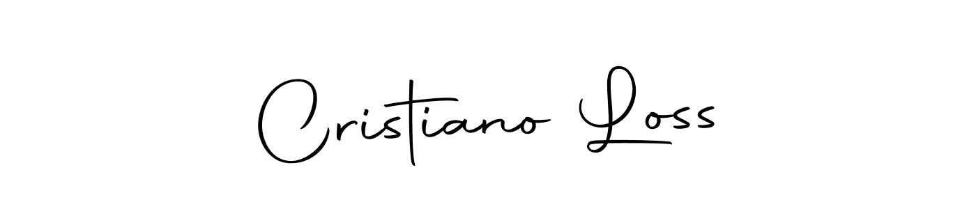 You should practise on your own different ways (Autography-DOLnW) to write your name (Cristiano Loss) in signature. don't let someone else do it for you. Cristiano Loss signature style 10 images and pictures png