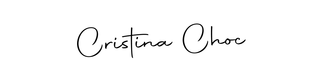 It looks lik you need a new signature style for name Cristina Choc. Design unique handwritten (Autography-DOLnW) signature with our free signature maker in just a few clicks. Cristina Choc signature style 10 images and pictures png