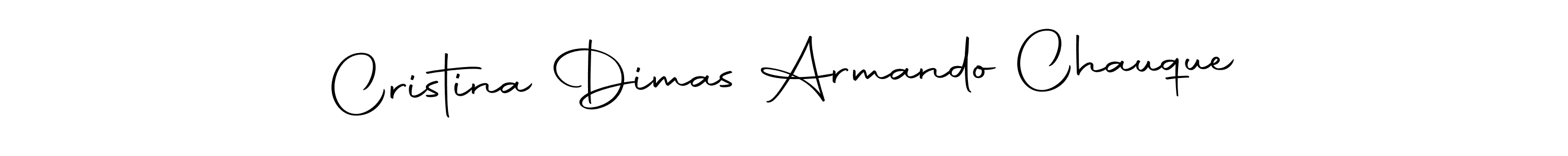 You should practise on your own different ways (Autography-DOLnW) to write your name (Cristina Dimas Armando Chauque) in signature. don't let someone else do it for you. Cristina Dimas Armando Chauque signature style 10 images and pictures png