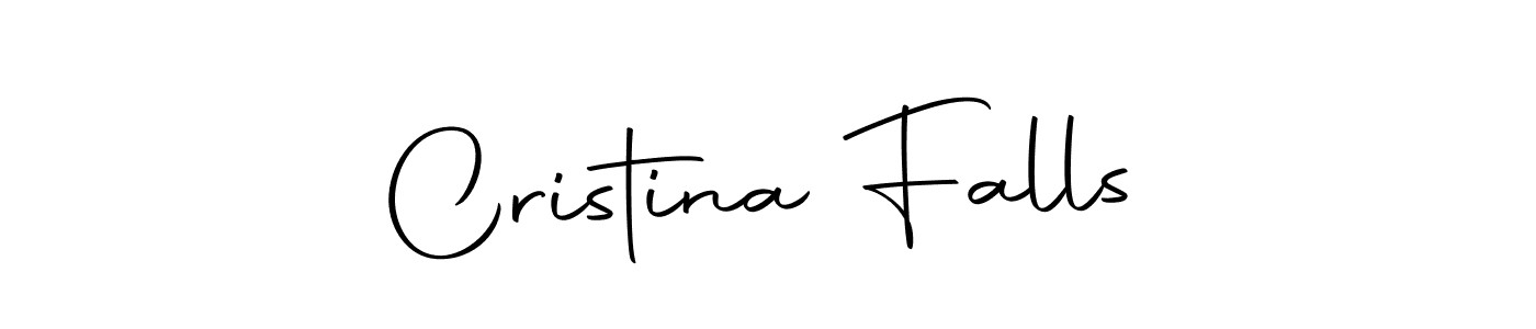 You should practise on your own different ways (Autography-DOLnW) to write your name (Cristina Falls) in signature. don't let someone else do it for you. Cristina Falls signature style 10 images and pictures png