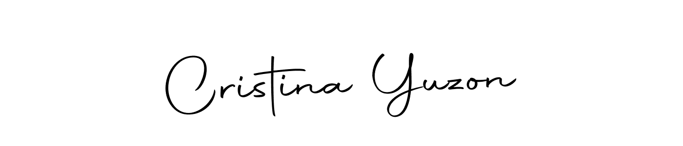 The best way (Autography-DOLnW) to make a short signature is to pick only two or three words in your name. The name Cristina Yuzon include a total of six letters. For converting this name. Cristina Yuzon signature style 10 images and pictures png