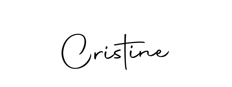 You should practise on your own different ways (Autography-DOLnW) to write your name (Cristine) in signature. don't let someone else do it for you. Cristine signature style 10 images and pictures png
