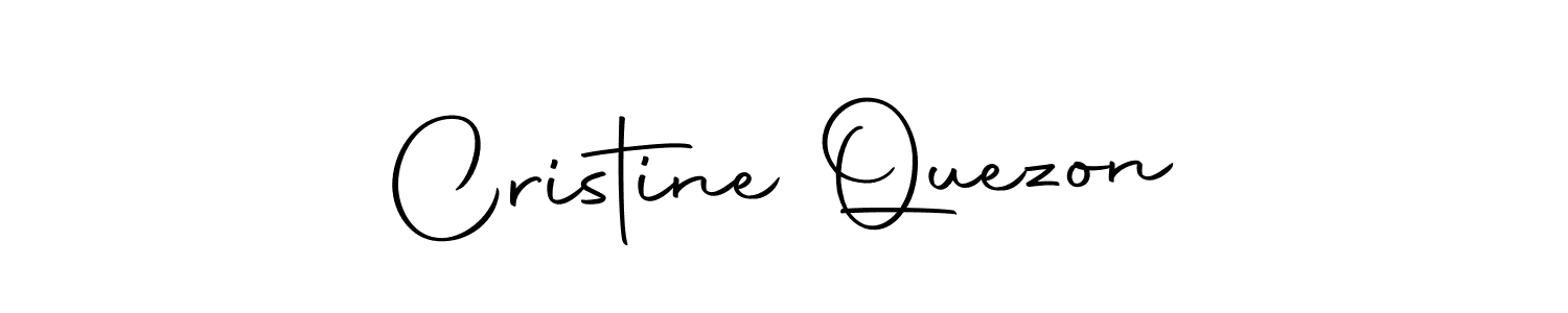 Cristine Quezon stylish signature style. Best Handwritten Sign (Autography-DOLnW) for my name. Handwritten Signature Collection Ideas for my name Cristine Quezon. Cristine Quezon signature style 10 images and pictures png