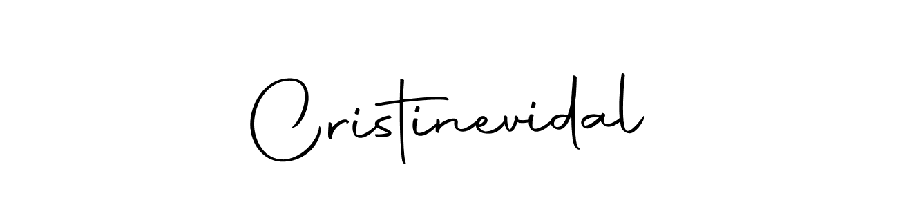 You should practise on your own different ways (Autography-DOLnW) to write your name (Cristinevidal) in signature. don't let someone else do it for you. Cristinevidal signature style 10 images and pictures png