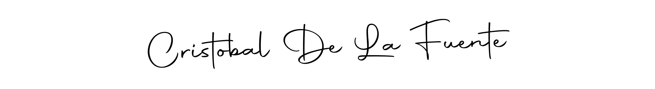 Make a beautiful signature design for name Cristobal De La Fuente. With this signature (Autography-DOLnW) style, you can create a handwritten signature for free. Cristobal De La Fuente signature style 10 images and pictures png