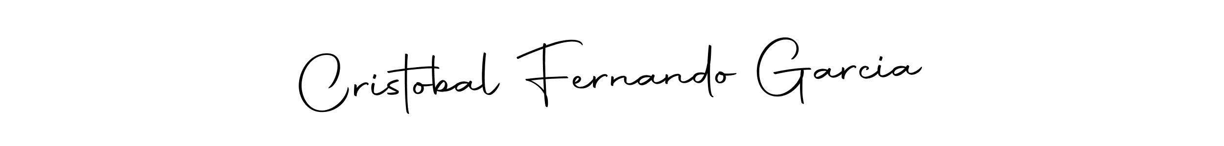 How to make Cristobal Fernando Garcia signature? Autography-DOLnW is a professional autograph style. Create handwritten signature for Cristobal Fernando Garcia name. Cristobal Fernando Garcia signature style 10 images and pictures png