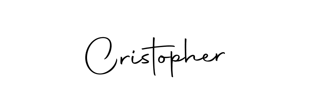 Design your own signature with our free online signature maker. With this signature software, you can create a handwritten (Autography-DOLnW) signature for name Cristopher. Cristopher signature style 10 images and pictures png