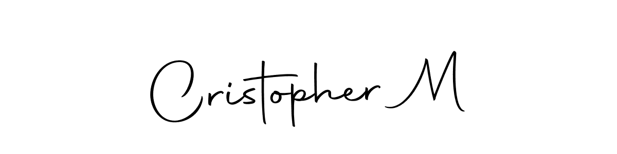 Autography-DOLnW is a professional signature style that is perfect for those who want to add a touch of class to their signature. It is also a great choice for those who want to make their signature more unique. Get Cristopher M name to fancy signature for free. Cristopher M signature style 10 images and pictures png