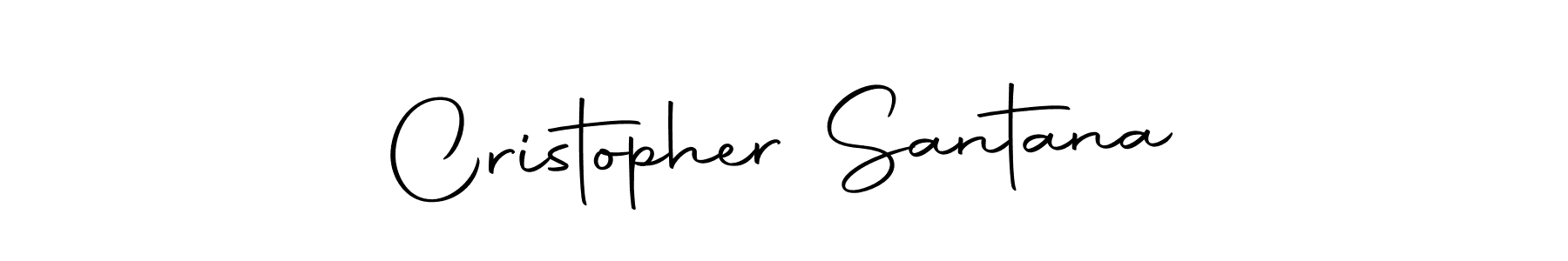 Use a signature maker to create a handwritten signature online. With this signature software, you can design (Autography-DOLnW) your own signature for name Cristopher Santana. Cristopher Santana signature style 10 images and pictures png