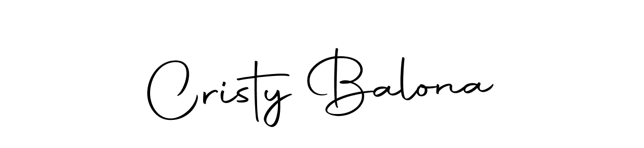 It looks lik you need a new signature style for name Cristy Balona. Design unique handwritten (Autography-DOLnW) signature with our free signature maker in just a few clicks. Cristy Balona signature style 10 images and pictures png