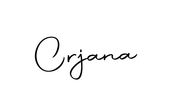 Use a signature maker to create a handwritten signature online. With this signature software, you can design (Autography-DOLnW) your own signature for name Crjana. Crjana signature style 10 images and pictures png