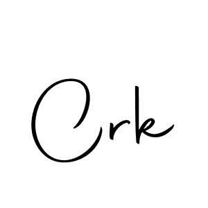 The best way (Autography-DOLnW) to make a short signature is to pick only two or three words in your name. The name Crk include a total of six letters. For converting this name. Crk signature style 10 images and pictures png