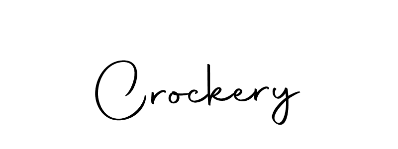 Use a signature maker to create a handwritten signature online. With this signature software, you can design (Autography-DOLnW) your own signature for name Crockery. Crockery signature style 10 images and pictures png