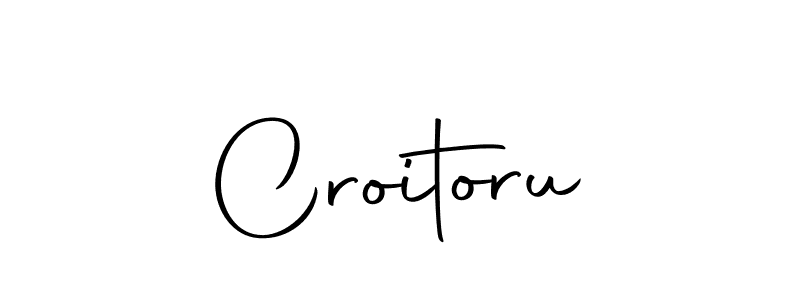 Design your own signature with our free online signature maker. With this signature software, you can create a handwritten (Autography-DOLnW) signature for name Croitoru. Croitoru signature style 10 images and pictures png