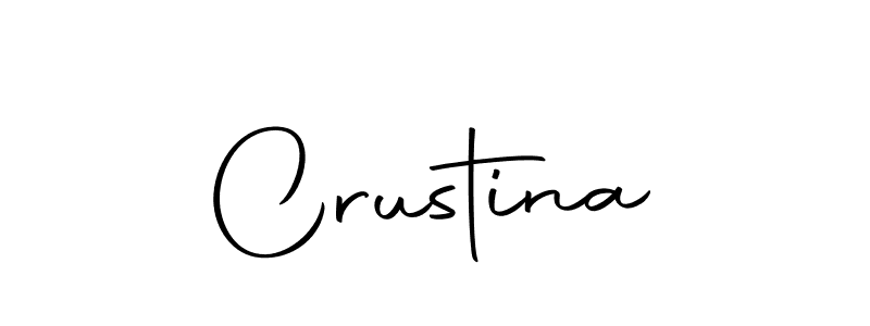 How to make Crustina signature? Autography-DOLnW is a professional autograph style. Create handwritten signature for Crustina name. Crustina signature style 10 images and pictures png