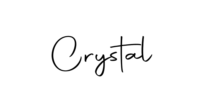 Create a beautiful signature design for name Crystal. With this signature (Autography-DOLnW) fonts, you can make a handwritten signature for free. Crystal signature style 10 images and pictures png