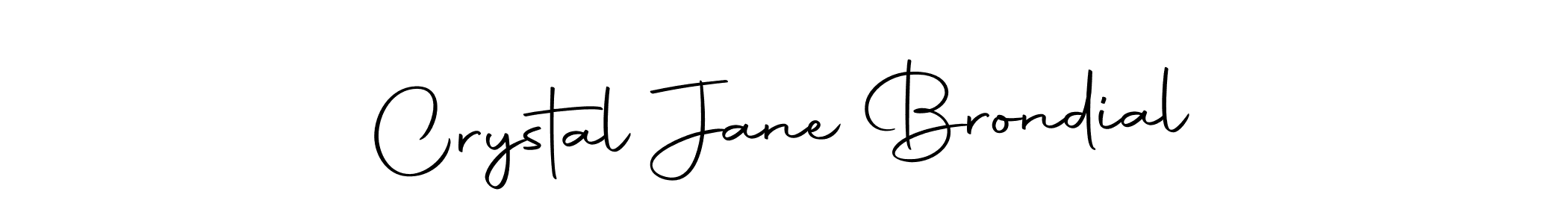 Autography-DOLnW is a professional signature style that is perfect for those who want to add a touch of class to their signature. It is also a great choice for those who want to make their signature more unique. Get Crystal Jane Brondial name to fancy signature for free. Crystal Jane Brondial signature style 10 images and pictures png