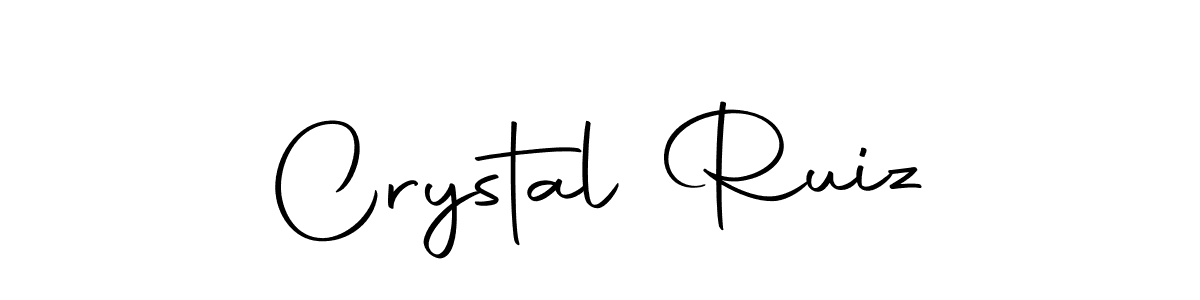 Design your own signature with our free online signature maker. With this signature software, you can create a handwritten (Autography-DOLnW) signature for name Crystal Ruiz. Crystal Ruiz signature style 10 images and pictures png