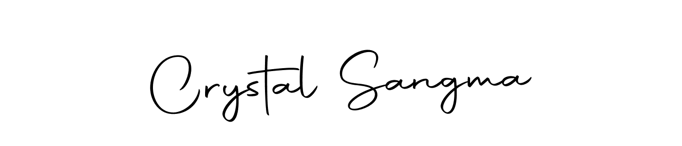 Autography-DOLnW is a professional signature style that is perfect for those who want to add a touch of class to their signature. It is also a great choice for those who want to make their signature more unique. Get Crystal Sangma name to fancy signature for free. Crystal Sangma signature style 10 images and pictures png
