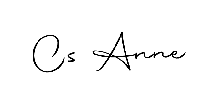 Design your own signature with our free online signature maker. With this signature software, you can create a handwritten (Autography-DOLnW) signature for name Cs Anne. Cs Anne signature style 10 images and pictures png
