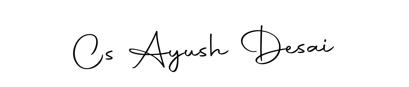 Also we have Cs Ayush Desai name is the best signature style. Create professional handwritten signature collection using Autography-DOLnW autograph style. Cs Ayush Desai signature style 10 images and pictures png