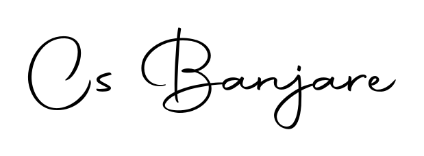 A sleek calligraphic signature for name Cs Banjare utilizing Autography-DOLnW styling. Great for adding personal signatures to photos and art. Cs Banjare signature style 10 images and pictures png