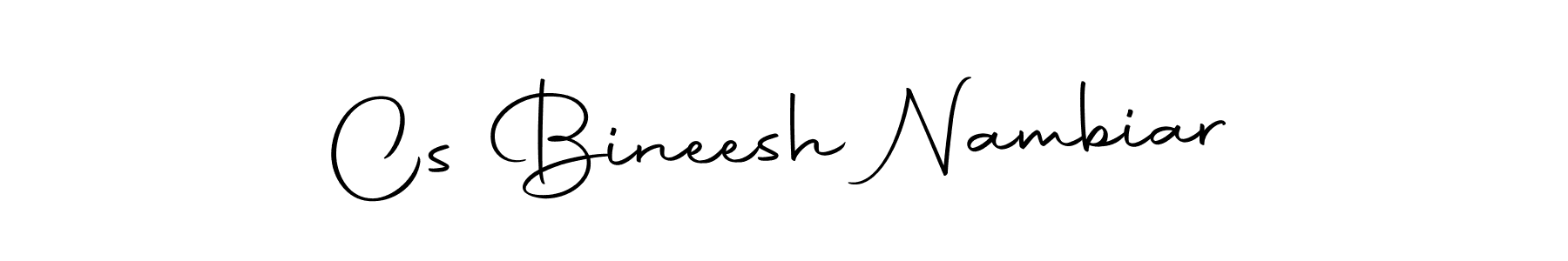 Make a beautiful signature design for name Cs Bineesh Nambiar. With this signature (Autography-DOLnW) style, you can create a handwritten signature for free. Cs Bineesh Nambiar signature style 10 images and pictures png