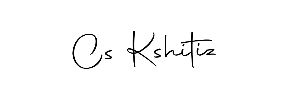 How to make Cs Kshitiz signature? Autography-DOLnW is a professional autograph style. Create handwritten signature for Cs Kshitiz name. Cs Kshitiz signature style 10 images and pictures png