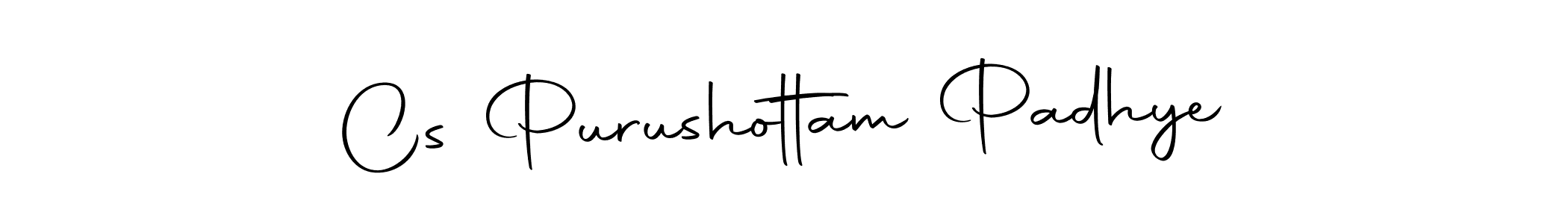 Use a signature maker to create a handwritten signature online. With this signature software, you can design (Autography-DOLnW) your own signature for name Cs Purushottam Padhye. Cs Purushottam Padhye signature style 10 images and pictures png