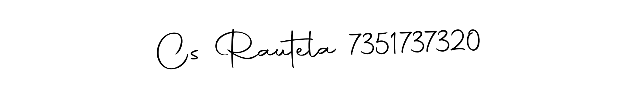 The best way (Autography-DOLnW) to make a short signature is to pick only two or three words in your name. The name Cs Rautela 7351737320 include a total of six letters. For converting this name. Cs Rautela 7351737320 signature style 10 images and pictures png