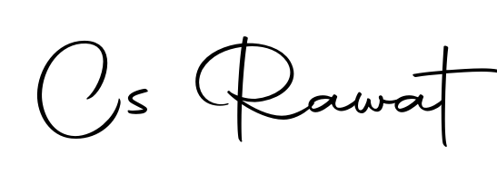 The Autography-DOLnW font transforms the name Cs Rawat into an executive sign with sharp precision and distinguished character. Cs Rawat signature style 10 images and pictures png
