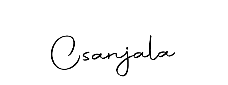 The best way (Autography-DOLnW) to make a short signature is to pick only two or three words in your name. The name Csanjala include a total of six letters. For converting this name. Csanjala signature style 10 images and pictures png