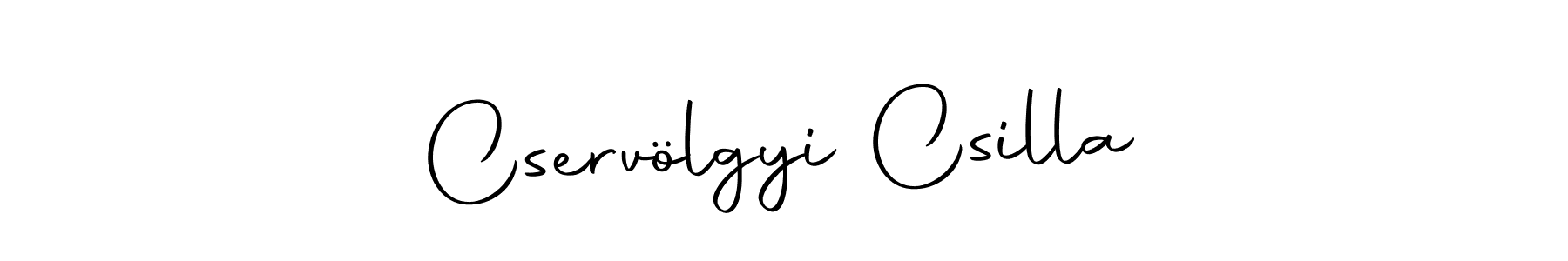 It looks lik you need a new signature style for name Cservölgyi Csilla. Design unique handwritten (Autography-DOLnW) signature with our free signature maker in just a few clicks. Cservölgyi Csilla signature style 10 images and pictures png