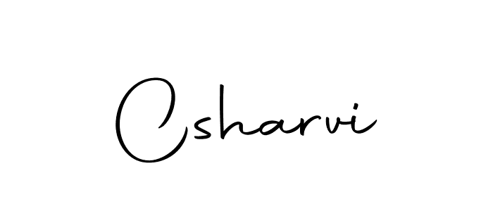 Make a beautiful signature design for name Csharvi. Use this online signature maker to create a handwritten signature for free. Csharvi signature style 10 images and pictures png