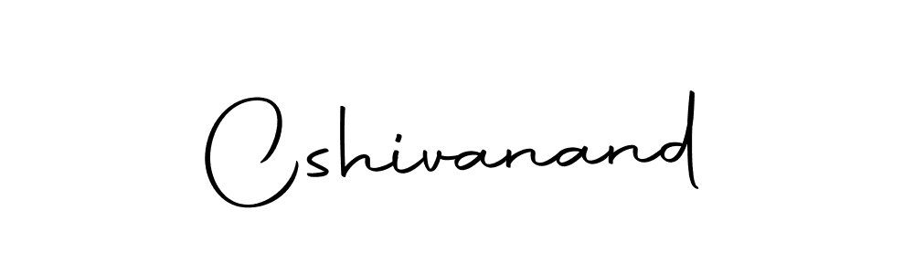 Use a signature maker to create a handwritten signature online. With this signature software, you can design (Autography-DOLnW) your own signature for name Cshivanand. Cshivanand signature style 10 images and pictures png