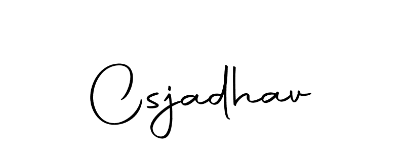 You can use this online signature creator to create a handwritten signature for the name Csjadhav. This is the best online autograph maker. Csjadhav signature style 10 images and pictures png