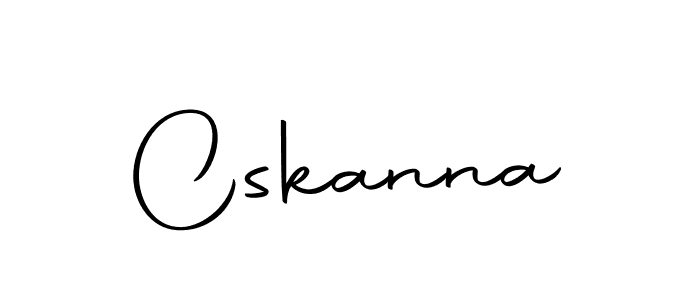 Make a beautiful signature design for name Cskanna. Use this online signature maker to create a handwritten signature for free. Cskanna signature style 10 images and pictures png