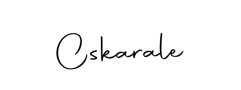 Create a beautiful signature design for name Cskarale. With this signature (Autography-DOLnW) fonts, you can make a handwritten signature for free. Cskarale signature style 10 images and pictures png