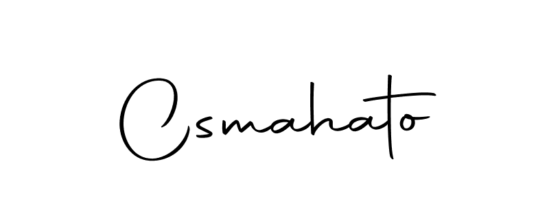 Make a beautiful signature design for name Csmahato. Use this online signature maker to create a handwritten signature for free. Csmahato signature style 10 images and pictures png