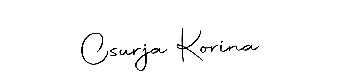 Once you've used our free online signature maker to create your best signature Autography-DOLnW style, it's time to enjoy all of the benefits that Csurja Korina name signing documents. Csurja Korina signature style 10 images and pictures png