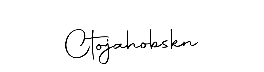 Design your own signature with our free online signature maker. With this signature software, you can create a handwritten (Autography-DOLnW) signature for name Ctojahobskn. Ctojahobskn signature style 10 images and pictures png