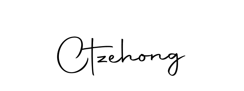 Create a beautiful signature design for name Ctzehong. With this signature (Autography-DOLnW) fonts, you can make a handwritten signature for free. Ctzehong signature style 10 images and pictures png