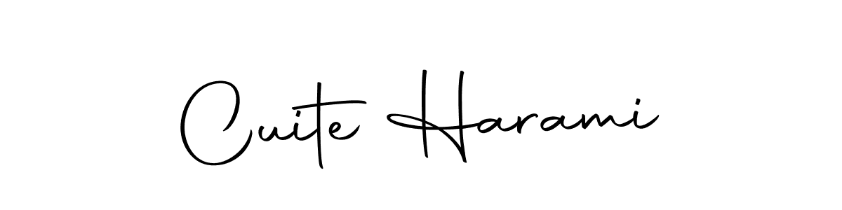 Create a beautiful signature design for name Cuite Harami. With this signature (Autography-DOLnW) fonts, you can make a handwritten signature for free. Cuite Harami signature style 10 images and pictures png