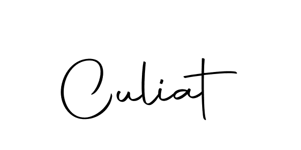 You should practise on your own different ways (Autography-DOLnW) to write your name (Culiat) in signature. don't let someone else do it for you. Culiat signature style 10 images and pictures png